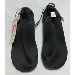 Crivit WOMENS Water Shoes BLACK W/Red Stitching SIZE 9.5 EUR 41 NWT